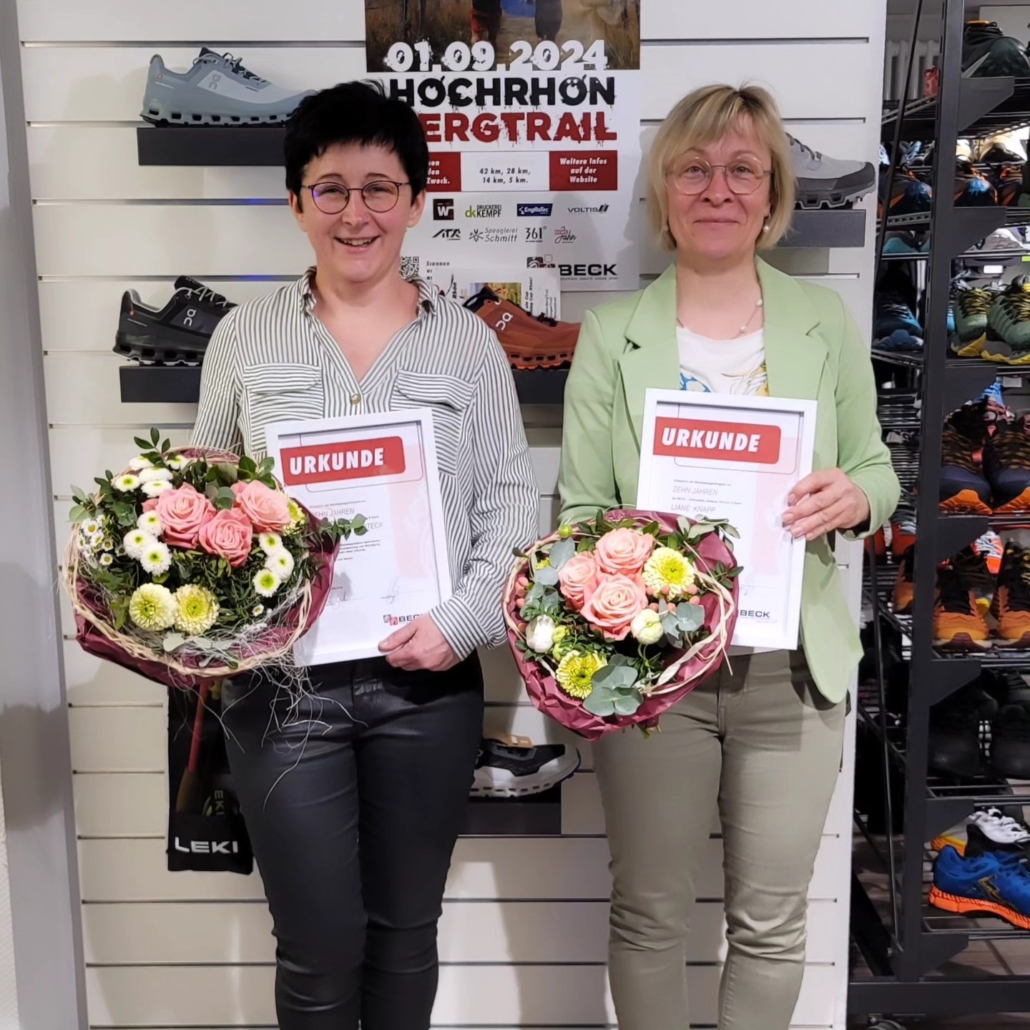 Vielen Dank an Liane und Kerstin für 10 Jahre Mitarbeit, Tre...